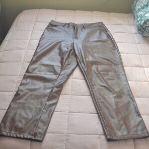 Chocolate Faux Leather Pants